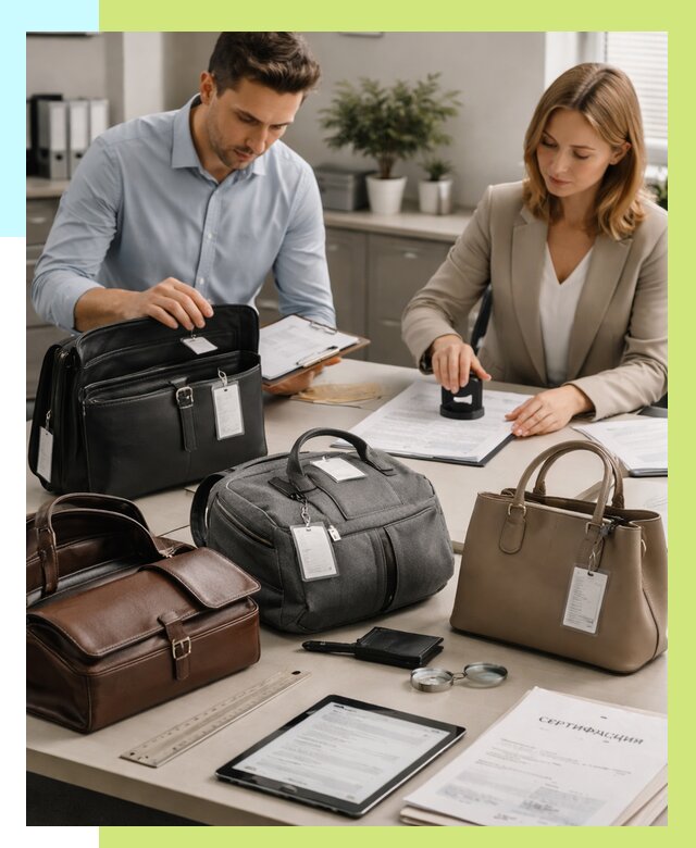 Сертификация сумок в Полевской от 7699 руб. | Алешин-Плв