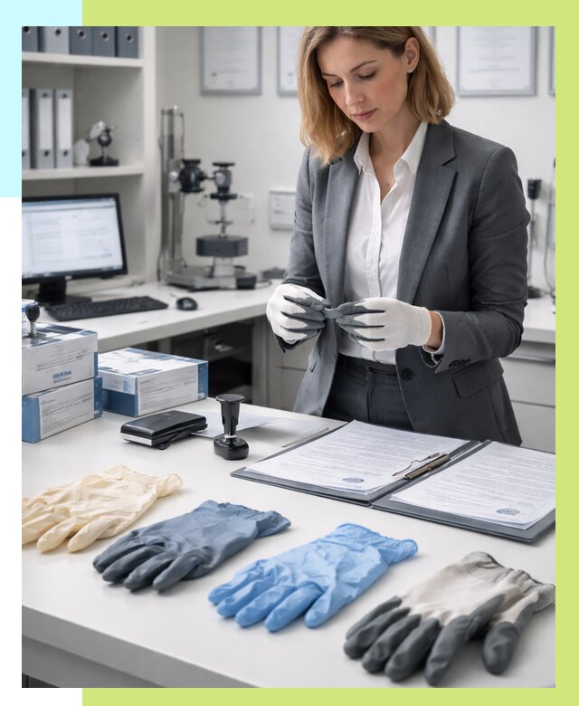 Сертификация перчаток в Полевской от 8725 р. | Алешин-Плв