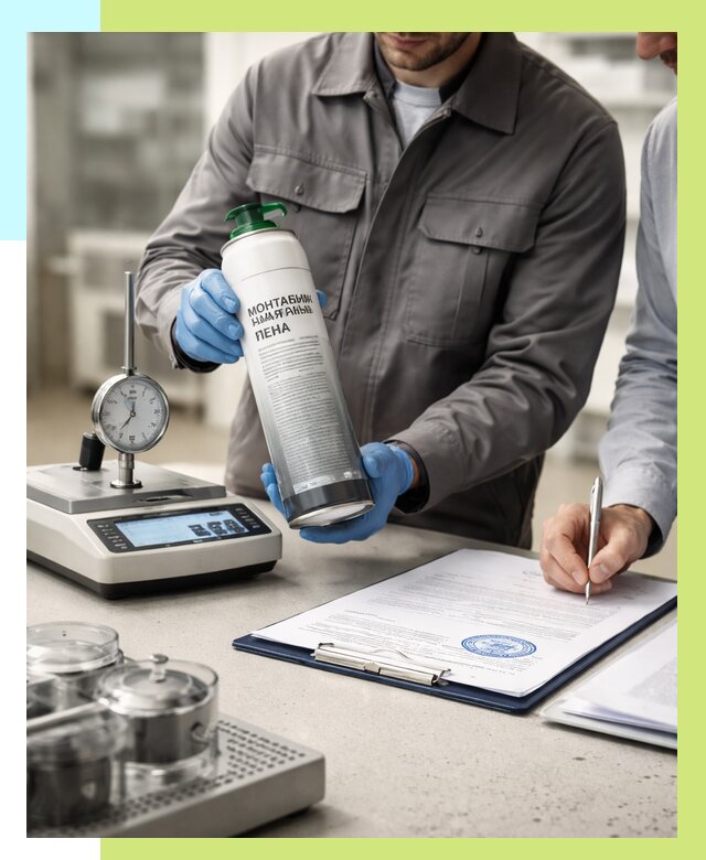 Сертификация монтажной пены в Полевской от 15398 р. | Алешин-Плв