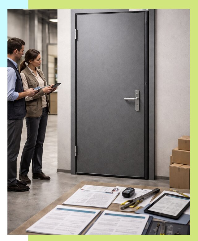 Сертификация противопожарных дверей в Полевской от 9239 р. | Алешин-Плв