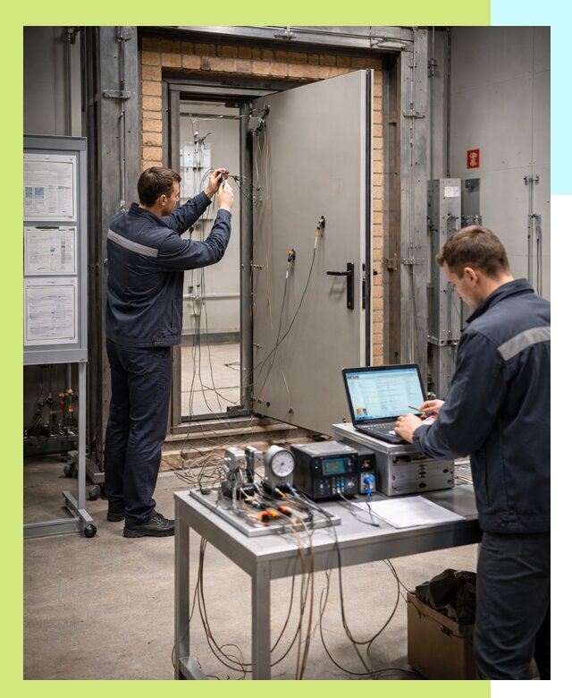 Сертификация противопожарных дверей в Полевской по ГОСТ и ТР