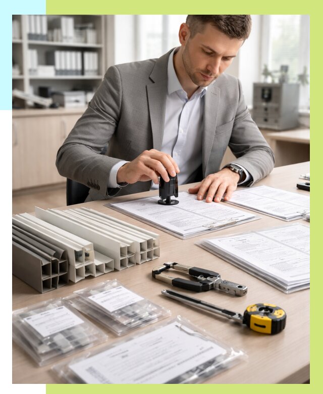 Сертификация ПВХ продукции в Полевской от 8725 р., Алешин-Плв