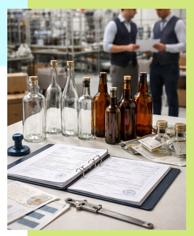 Сертификация стеклянных бутылок в Полевской от 25663 р. | Алешин-Плв