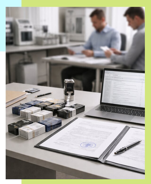 Сертификация сигарет под ключ в Полевской от 46193 р. | Алешин-Плв