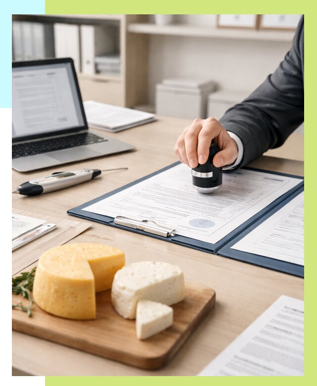 Сертификация сыров в Полевской от 15398 р | Сертификат на сыр Алешин-Плв