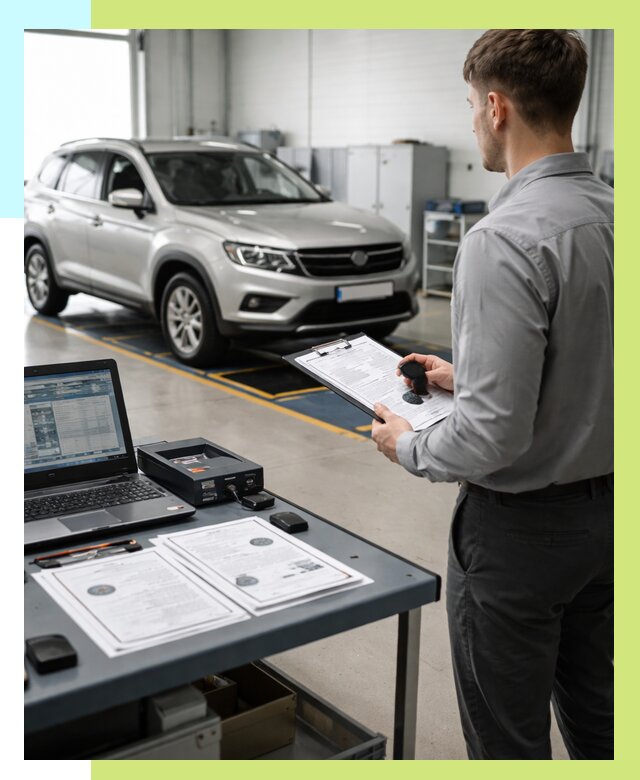 Сертификация транспортных средств в Полевской от 12318 р. | Алешин-Плв