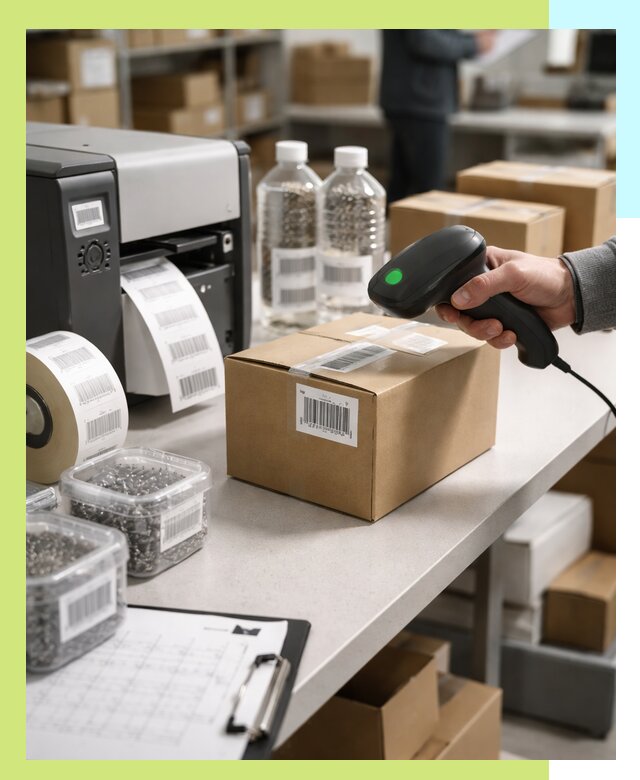 Штрихкодирование продукции и маркировка для продажи в Полевской