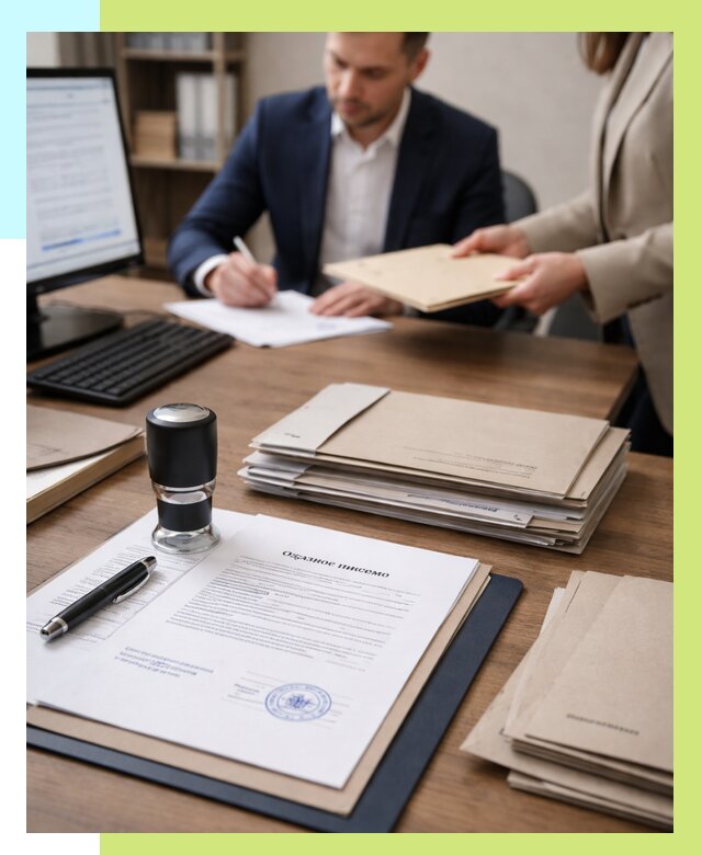 Отказное письмо для таможни в Полевской от 3080 р, Алешин-Плв