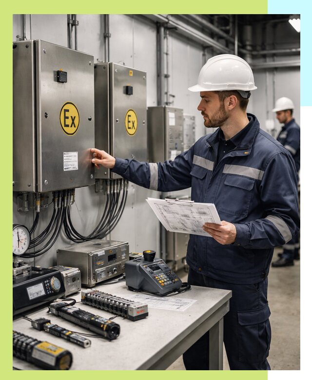 Сертификат взрывозащиты промышленного оборудования в Полевской